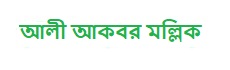 আলী আকবর মল্লিক